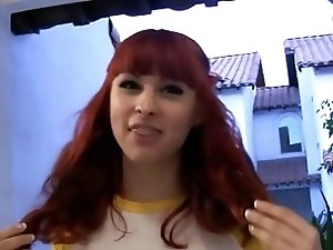 Redhead pornstar Bailey Jay gets fucked